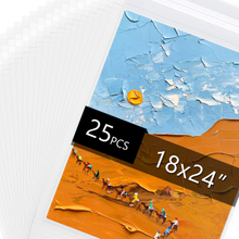 18 1/2'' x 24 2/5'' - 1.496mil Crystal Sealed Bags for 18'' x 24'' Artwork, Pack of 25